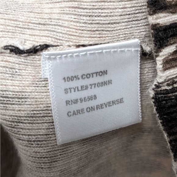 CHARLOTTE Leopard Print Lace Long Cardigan M - Picture 6 of 7